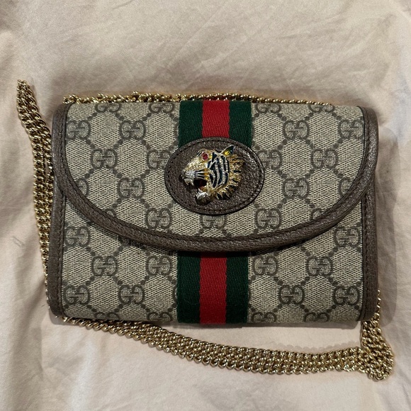 Gucci Handbags - Gucci Supreme Rajah Mini Crossbody w/ Animal Emblem - Like New + Original Box